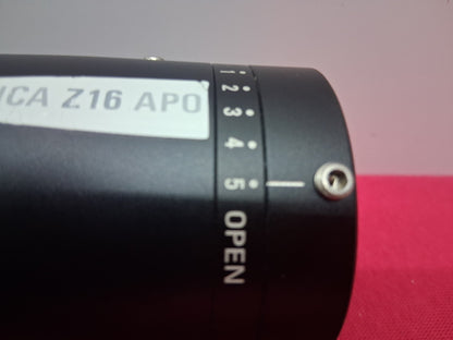 Leica Z16 APO 16:1 Apochromatic Zoom Optical Carrier (Part No. 10447173)