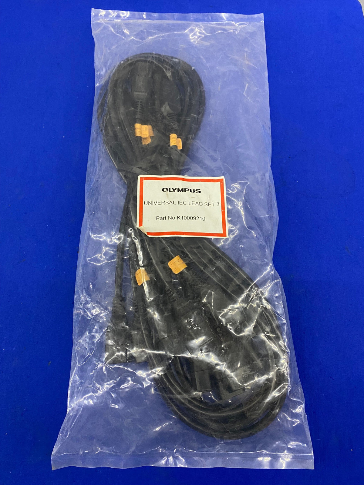 OLYMPUS K10009210 UNIVERSAL IEC LEAD SET OF 3 - 1 PKG SET OF 3