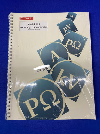 KEITHLEY 485 / 485-901-01F AUTORANGING PICOAMMETER INSTRUCTION MANUAL NEW