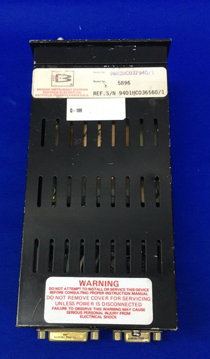 部品/修理用 BROOKS INSTRUMENT EMERSON 5896 ガス流量計