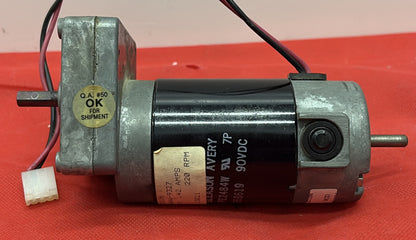 GLEASON-AVERY  V-D.C. GEARMOTOR  V7220-PE2484W-9327 1/30HP 220 RPM