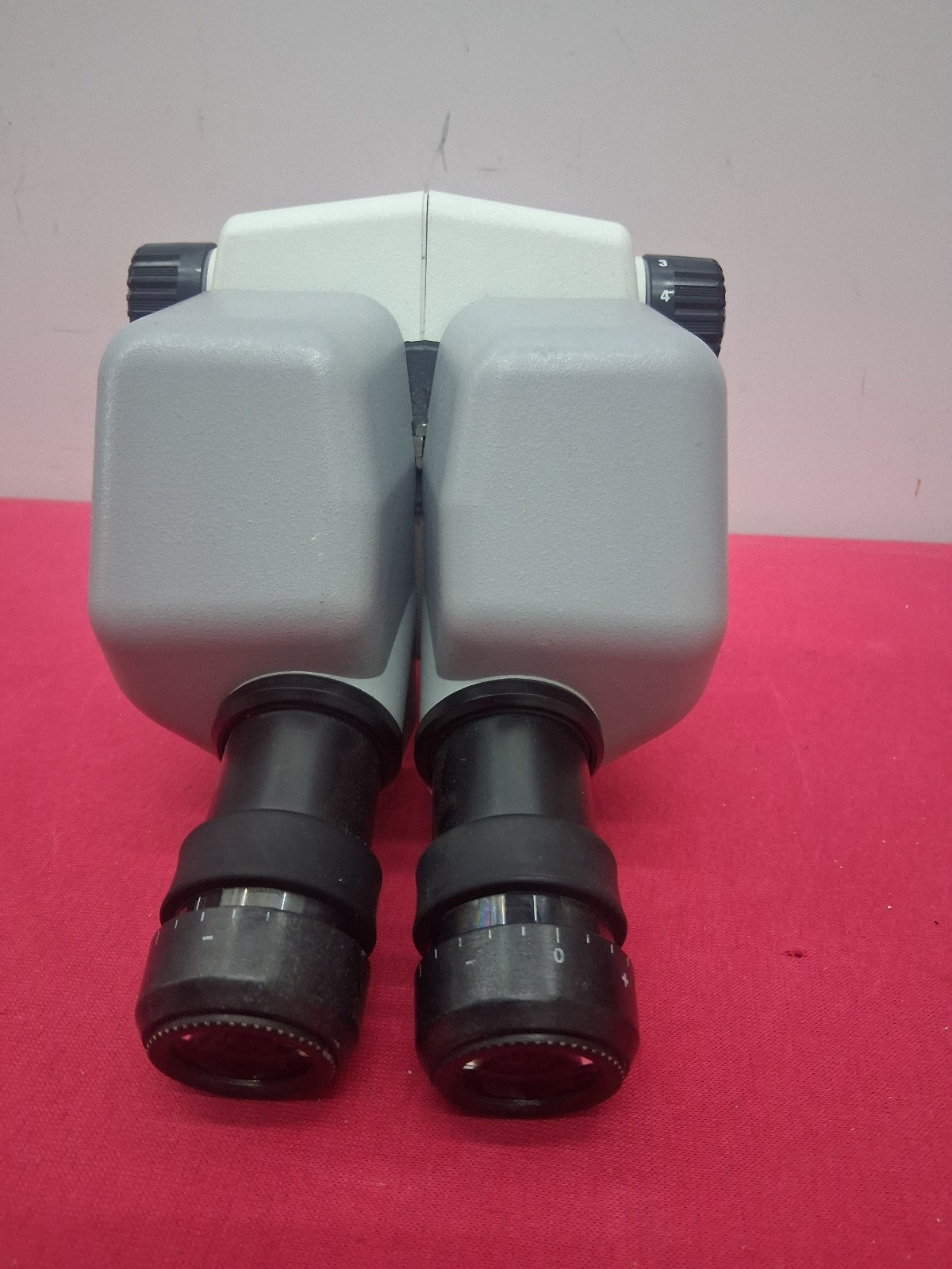 NIKON SMZ645 8-50X BINOCULAR STEREO ZOOM MICROSCOPE HEAD WITH 10X EYEPIECES