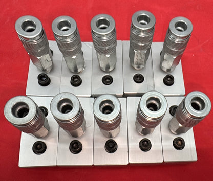 80/20 SERIES 15 2150 3/8” NPT 3-HOLE PRESSURE MANIFOLD PLATE W/ DW340A - QTY 10