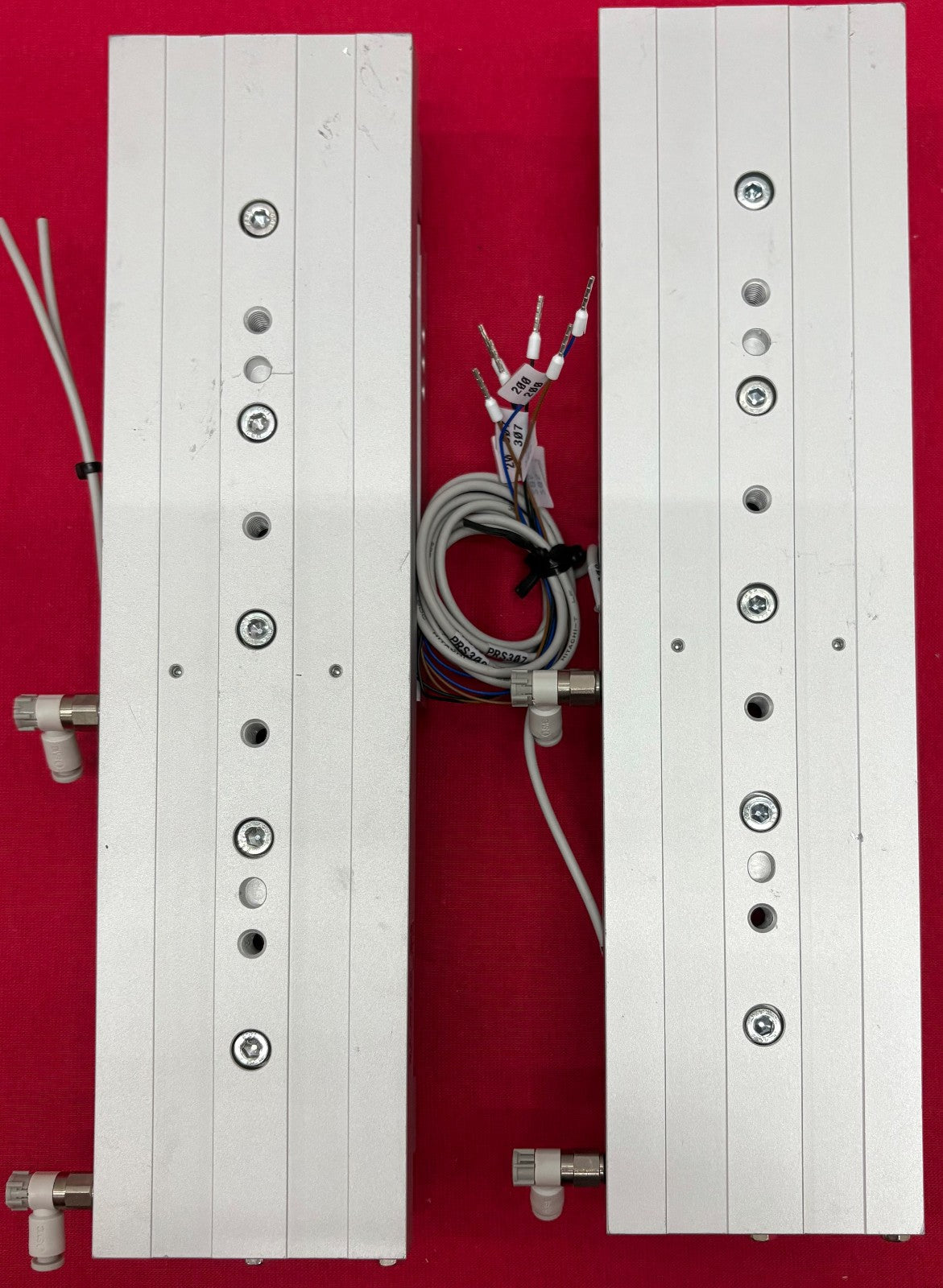 SMC MXW16-100B 2C1-83A LONG STROKE DOUBLE ACTING AIR LINEAR SLIDE - 1 LOT QTY 2
