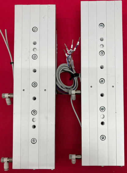 SMC MXW16-100B 2C1-83A LONG STROKE DOUBLE ACTING AIR LINEAR SLIDE - 1 LOT QTY 2