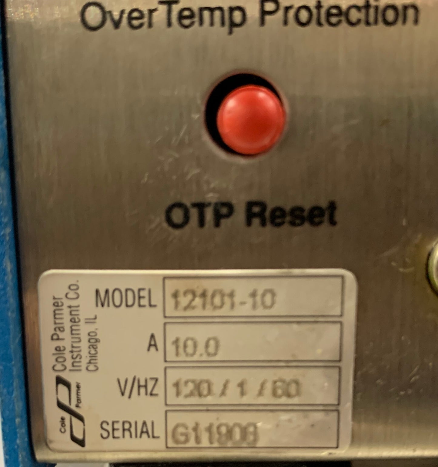 COLE-PARMER POLYSTAT 12101-10 HEIZBAD-REZIRKULATOR, EINSCHALTEN NUR ZUM TEST