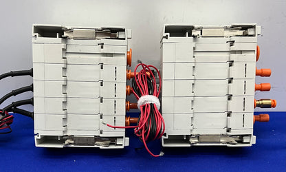 SMC 5000 SERIES SS5Y5-1010983-01-3 MANIFOLD SY5140R-5LOZ SOLENOID VALVES - QTY 2