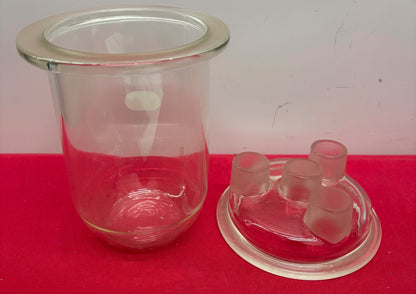 PYREX ® 1000mL RESIN REACTION KETTLE BOROSILICATE GLASS VESSEL w/ 4-NECK COVER