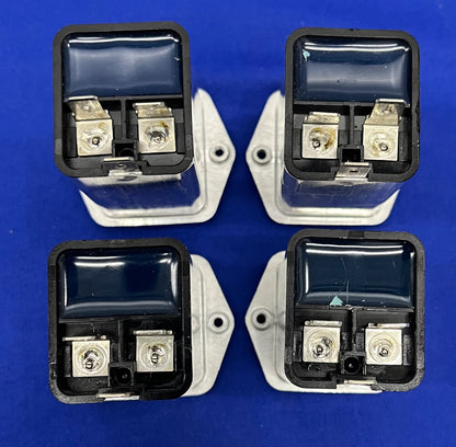 SCHURTER KFA 4301.7209 AC POWER CONNECTOR MODULE RECEPTACLE - HOEVEELHEID 4 ONDERDELEN/REPARATIE