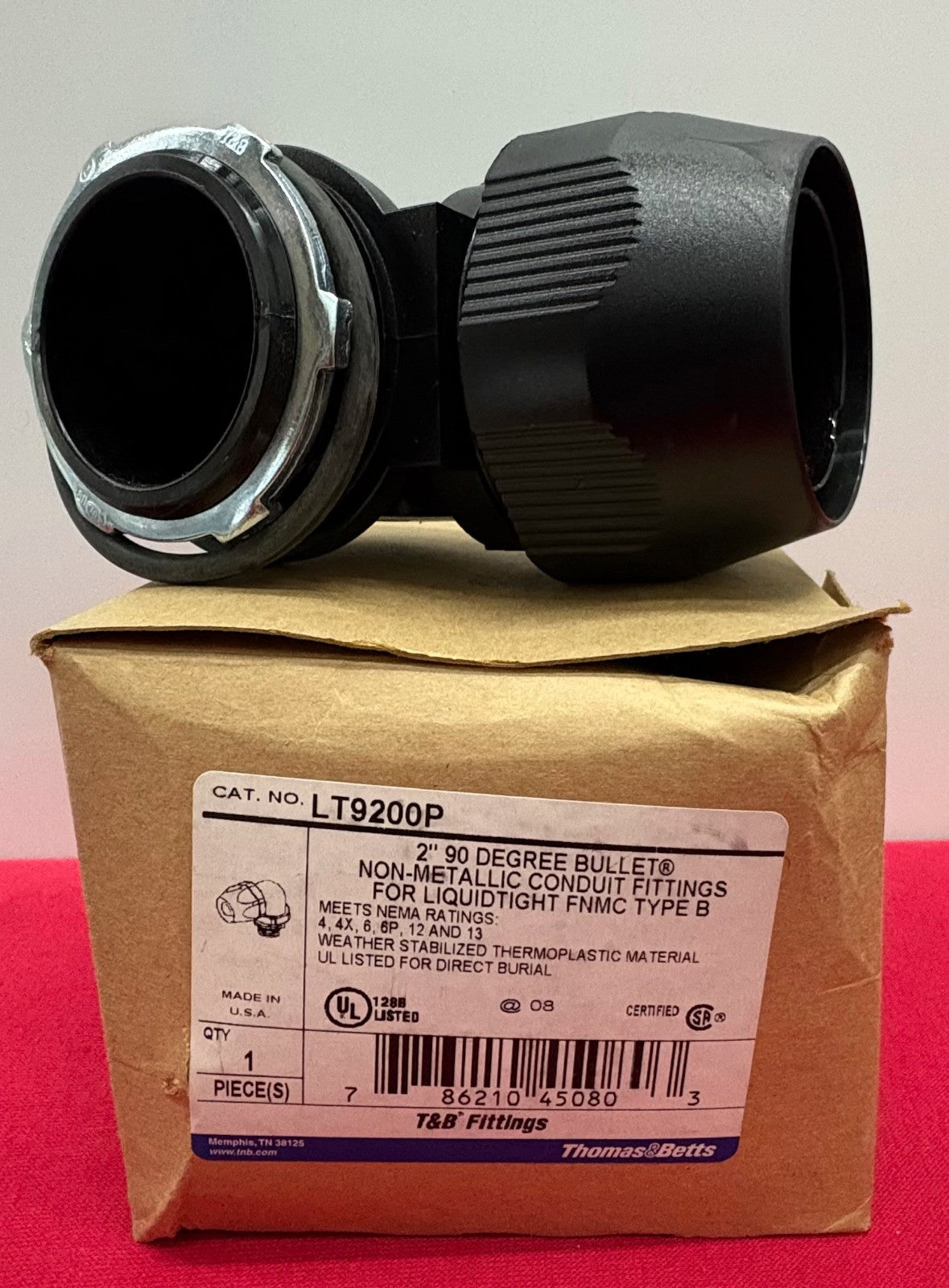 T&B THOMAS & BETTS FITTINGS LT9200P ELBOW 2” 90 DEGREE BULLET