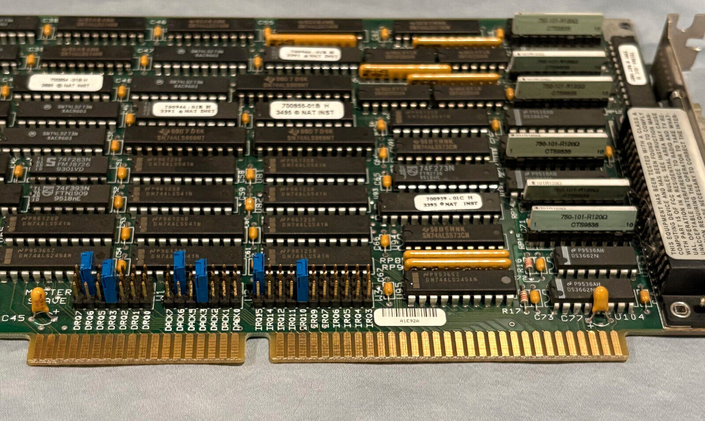 NI NATIONAL INSTRUMENTS AT-MXI INTERFACE BOARD 1993 C37 U57,847264934 3295