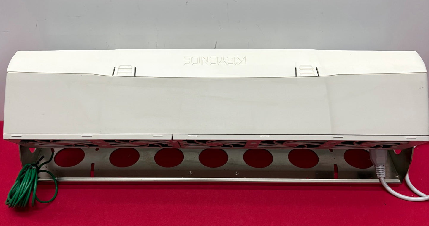 KEYENCE SJ-F5000 STATIC ELIMINATION BLOWER PULSE AC METHOD POWER: 100 to 240 VAC