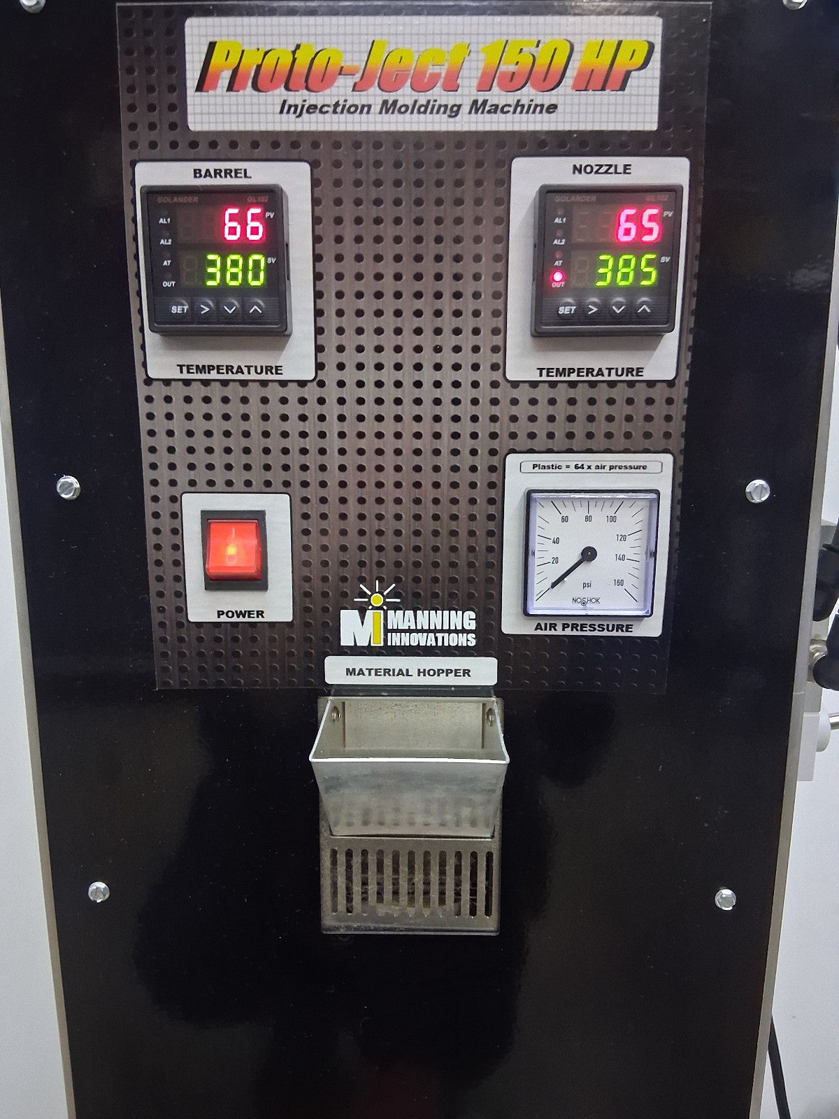 Proto-Ject 150 hp Injection Molding Machine Press 1.5 oz shot size High Pressure