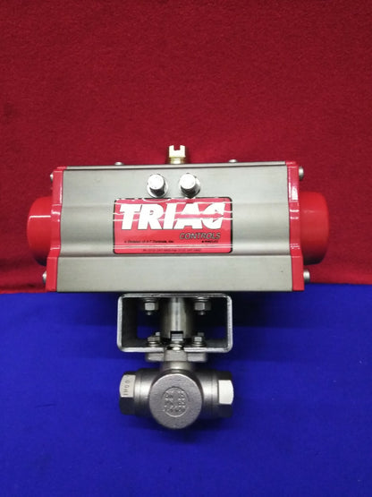 TRIAC 38TX0502R2SXXL 2R40SR VEERRETOURACTUATOR GEMONTEERD OP 38 SERIE 3-WEG 31 