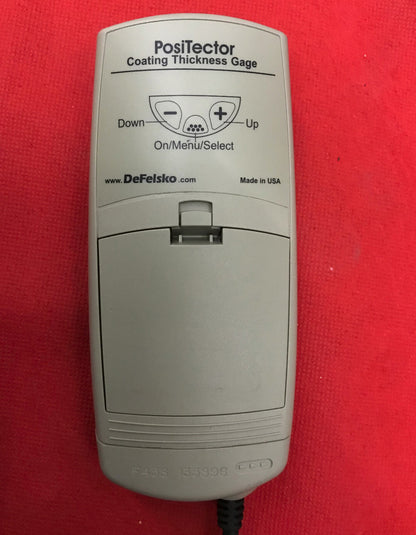 DEFELSKO ®  POSITECTOR ®  6000 COATING THICKNESS GAGE INSTRUMENT F45S PROBE