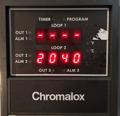 2040-11400 CHROMALOX DUAL LOOP CONTROLLER MIKROPROZESSORBASIERTER CONTROLLER 