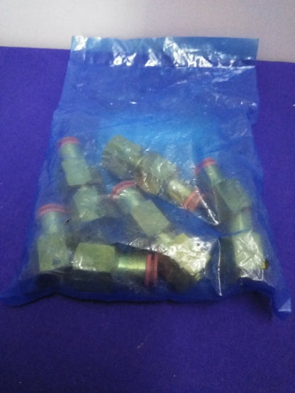 1 PAKET MIT 10 ARMATUREN - SMC KQ2F11-37 / NKQHJ07 WEIBLICHE ANSCHLUSSARMATUR 