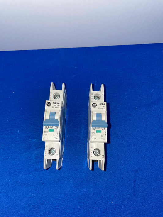 AB, 1489-A, MINI DISYUNTOR, SE VENDE COMO 1 LOTE CANTIDAD 2