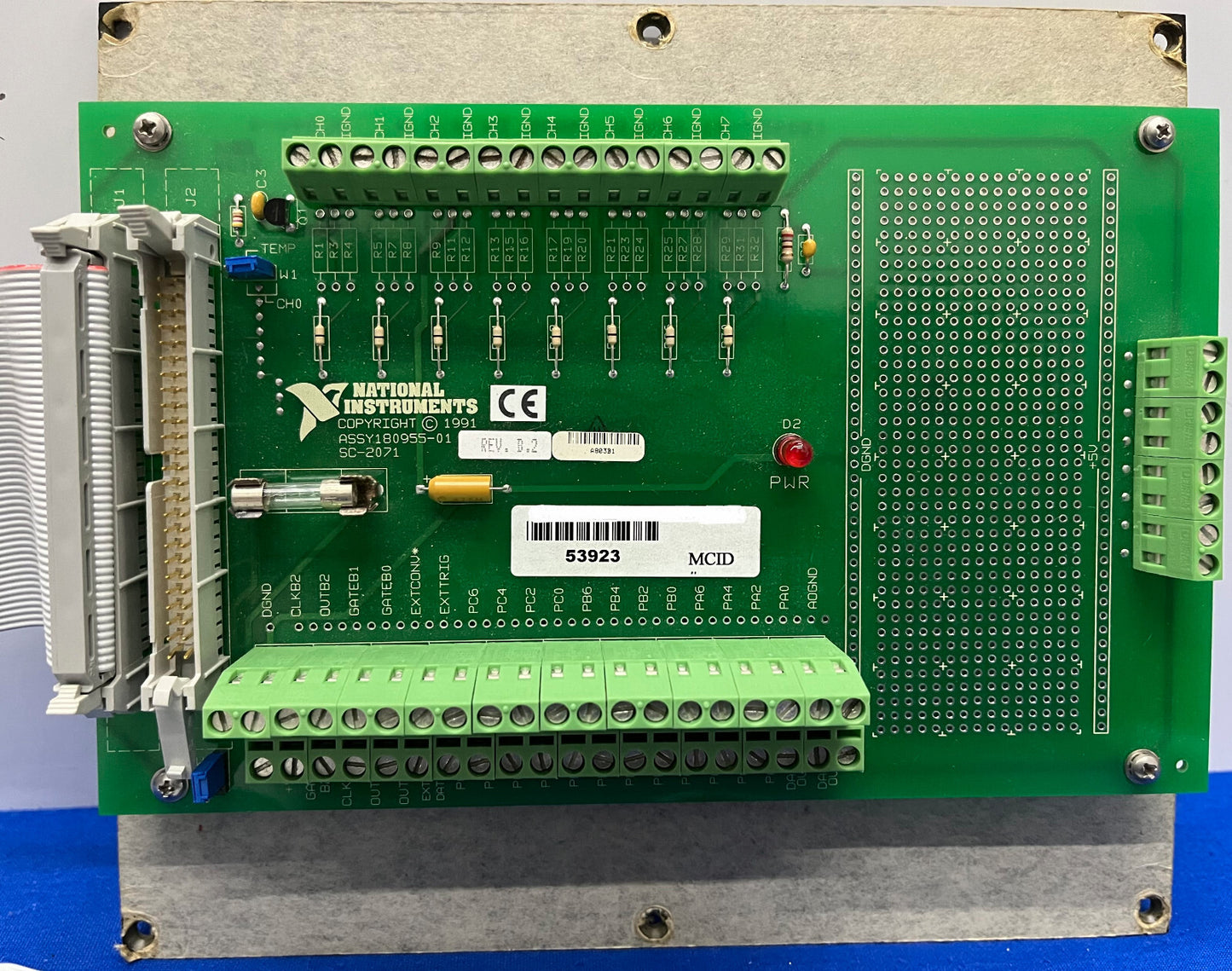 NATIONAL INSTRUMENTS SC-2071 終端インタフェースアセンブリ ASSY/80955-01 