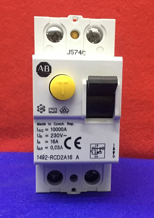 Allen-Bradley Allen Bradley AB 1492-RCD2A16 A / 1492RCD2A16 INTERRUTTORE AUTOMATICO 