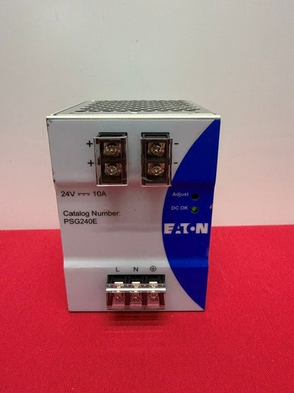 Eaton Cutler-Hammer PSG240E Power Supply 24VDC 10A 240W DIN Rail Class I Div 2