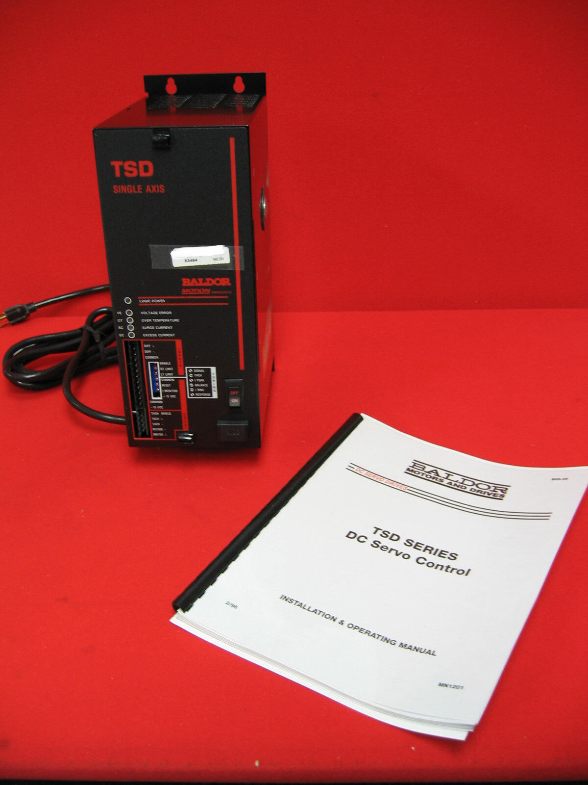 BALDOR TSD-050-05-1-U FTS7300C-01 TSD CONTROLLO MOTORE PASSO-PASSO MONOASSE 
