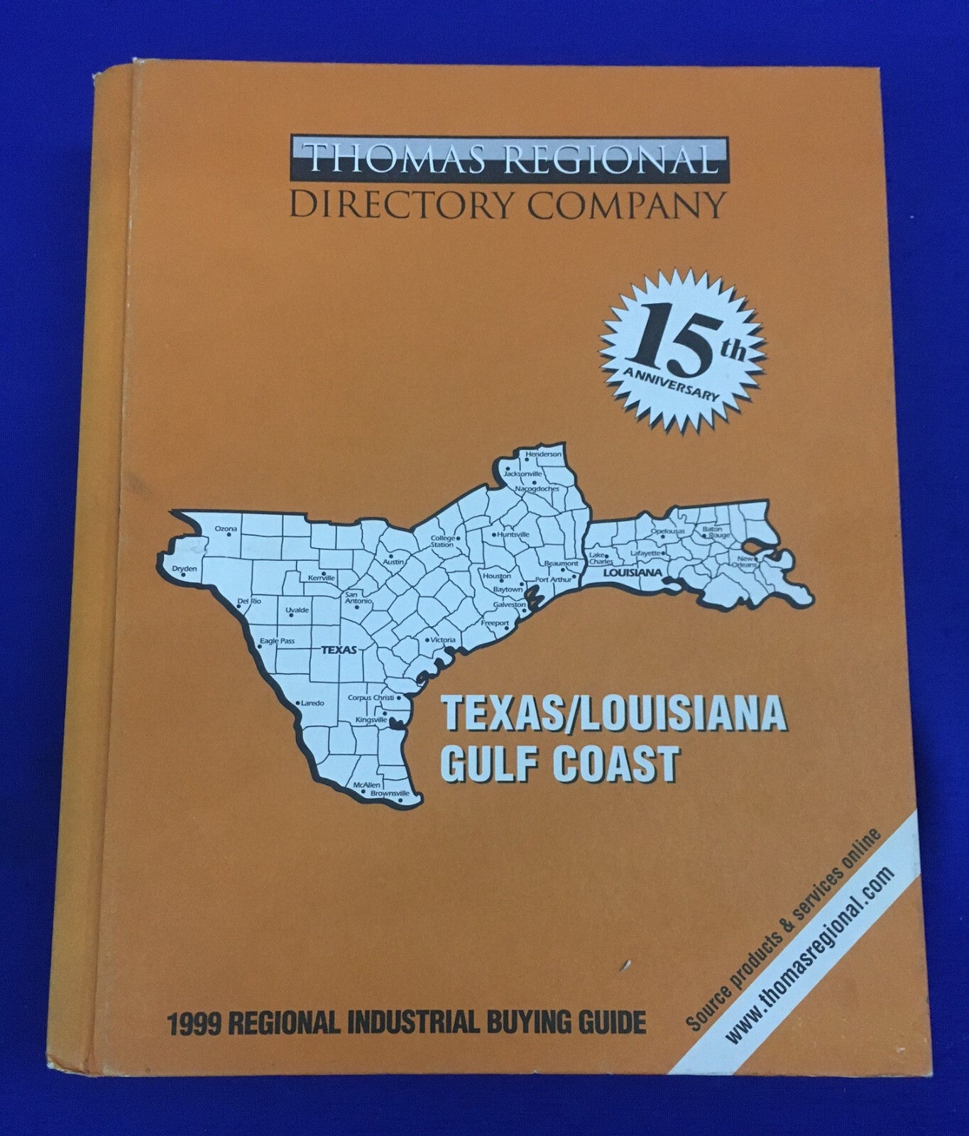THOMAS REGIONAL DIRECTORY CO., TEXAS LOUISIANA GOLFKÜSTE 1999