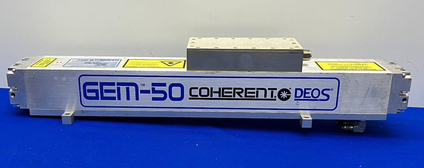 COHERENT GEM 50 DEOS / GEM-50L レーザーヘッド 1101-00-0001 REV A - 部品/修理
