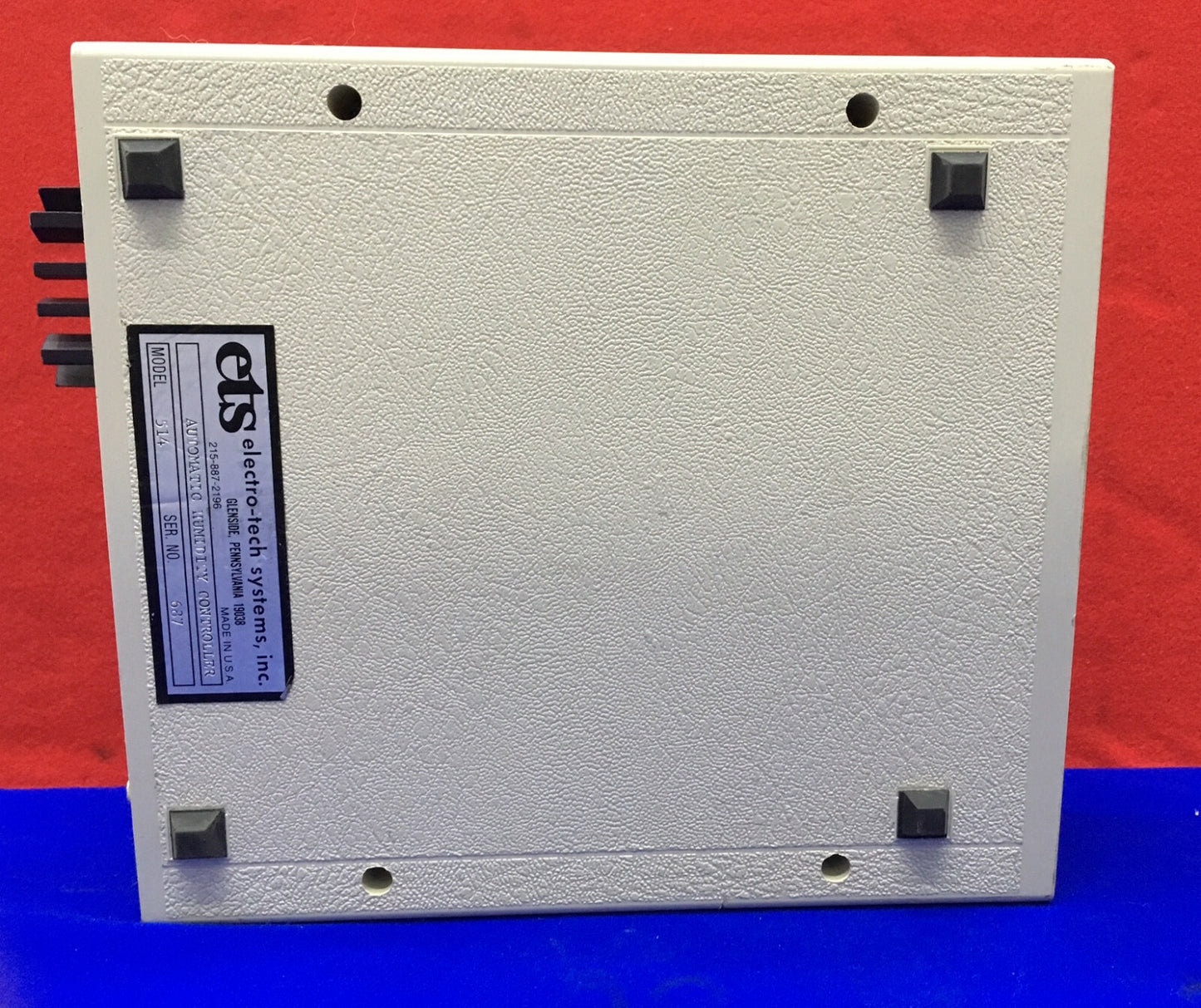 CONTROLADOR AUTOMÁTICO DE HUMEDAD ELECTROTECH SYSTEMS ETS 514 SN 687 