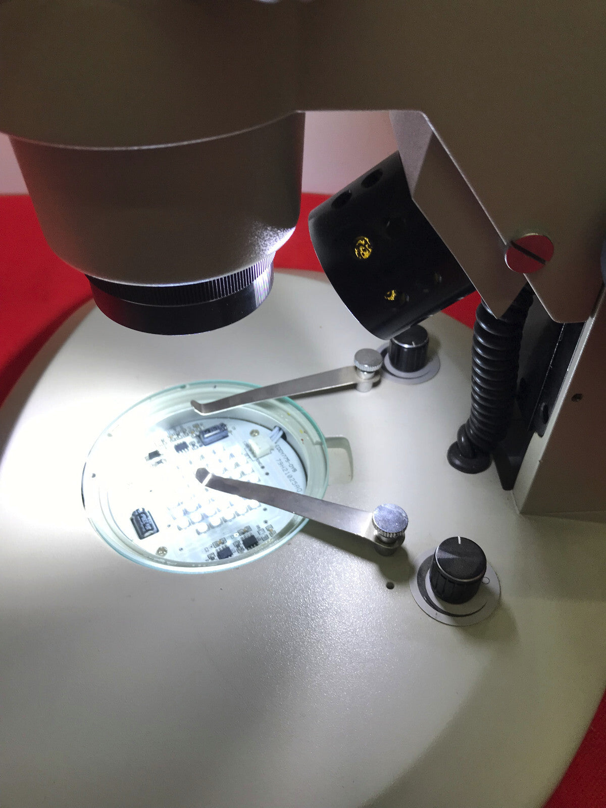 MMBT 50X Trinocular Video Microscope LED Top and Backlighting SZ-WF10X Eyepieces