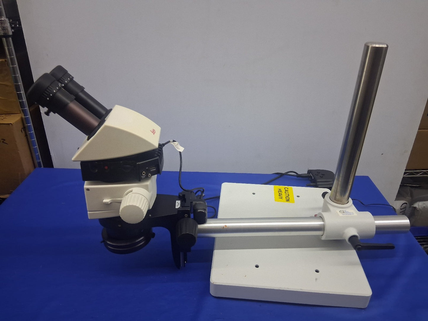 Leica M80 7.5-60 X Stereo Microscope IC80 HD Camera Archro 1.0X Lens Boom Stand