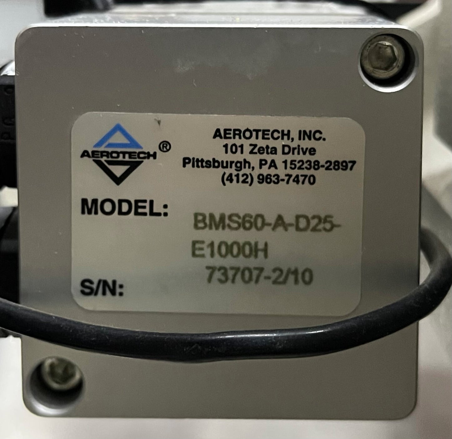 AEROTECH ATS20015 &amp; 20015-40P MOTORISIERTER XY-LINEARBÜGEL, CA. 150 MM, 6" WEGBEWEGE