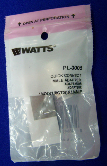 WATTS 1 LOT/QTE 2-PL-3005, QTE 1-PL-3023, QTE 1-PL-3025, QTE 1-PL-101