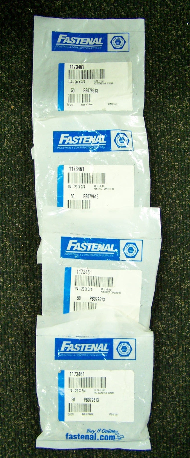 固定ネジ「1 ロット」 - 1 PKG 1173754 / 4 PKG 1173461 / 1 PKG 1172450