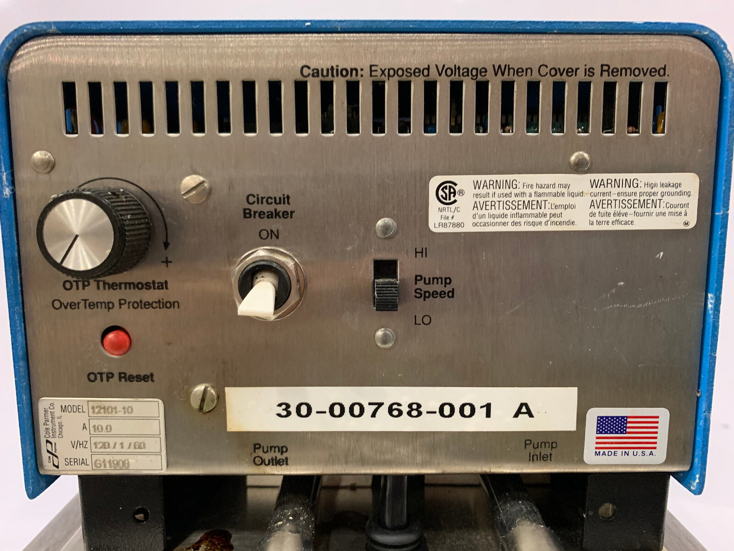 COLE-PARMER POLYSTAT 12101-10 RICIRCOLATORE PER BAGNO RISCALDATO ACCENDERE SOLO PER TEST