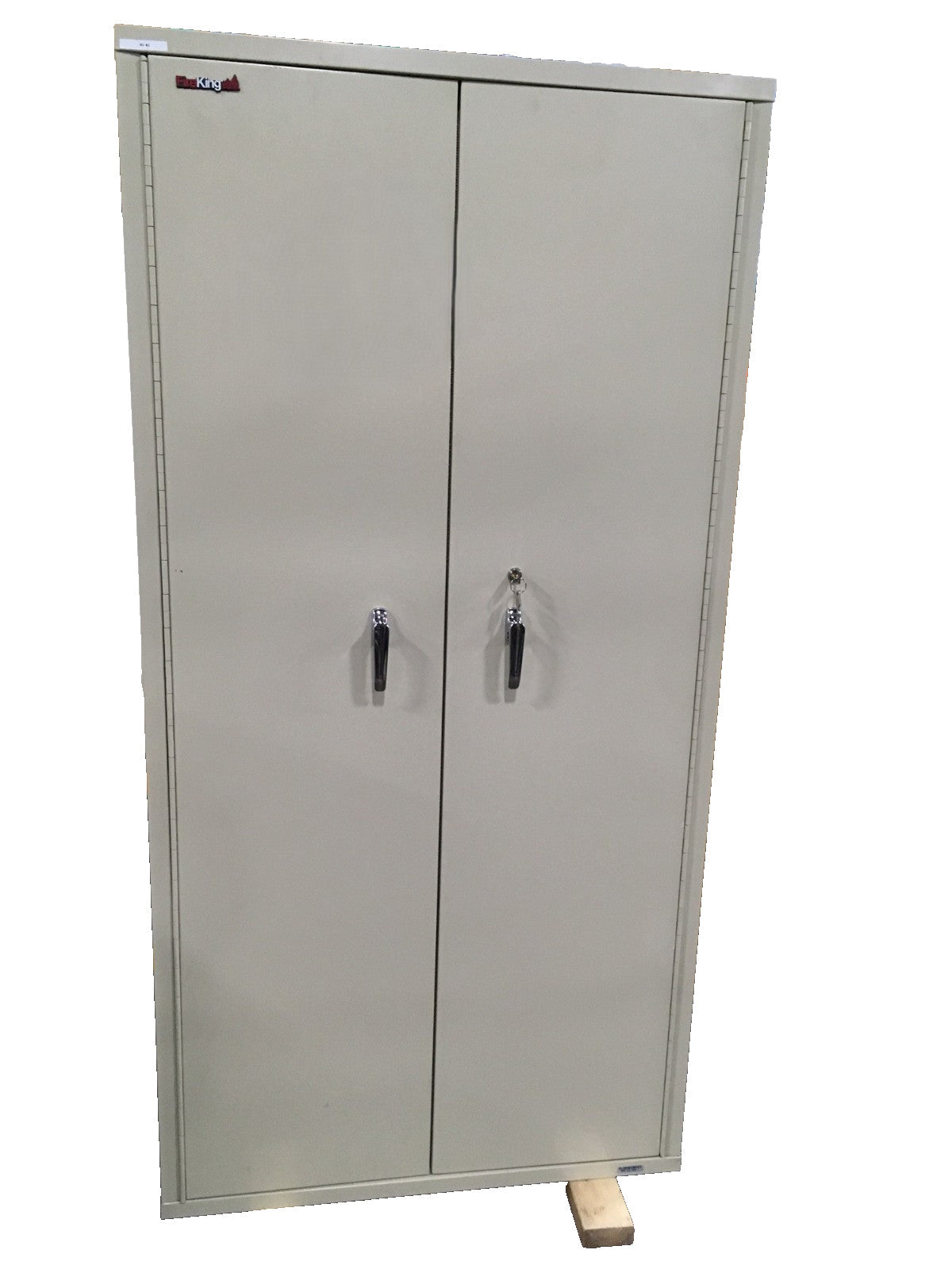 FIREKING 2 DOOR CABINET LOCK & KEY36" X 19" X 73" 4 MOVEABLE SHELVES