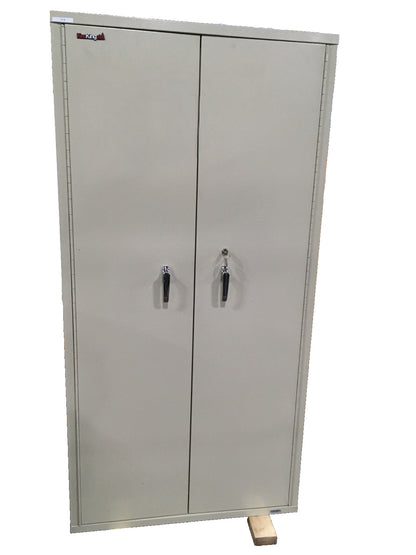 FIREKING 2 DOOR CABINET LOCK & KEY36" X 19" X 73" 4 MOVEABLE SHELVES