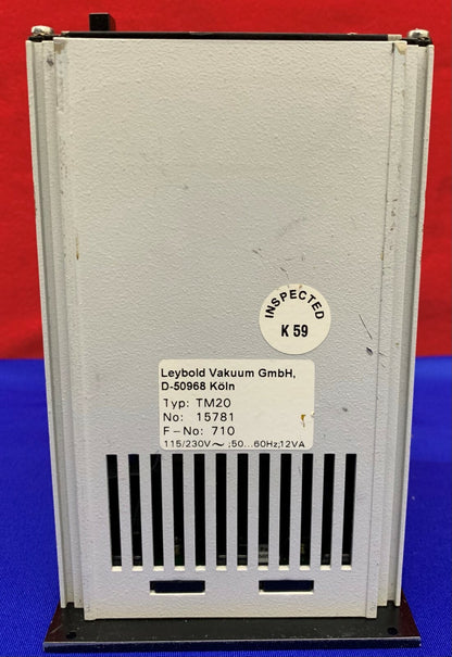 Leybold Vakuum / Vacuum Thermovac TM20 D-50968 Controller