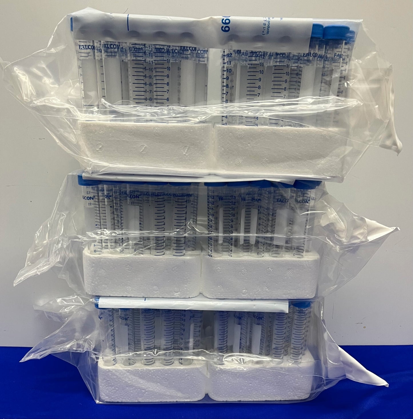 FALCON 352099 15 ml CENTRIFUGEBUIS - 1 PARTIJ HOEVEELHEID 3 VERPAKKINGEN/ELKE VERPAKKING HEEFT HOEVEELHEID 50 BUIZEN 