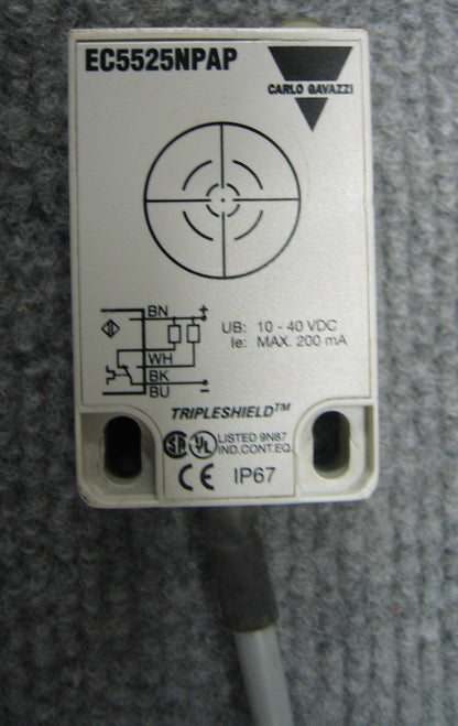 CARLO GAVAZZI EC5525NPAP TRIPLESHIELD-NABIJHEIDSSENSOR