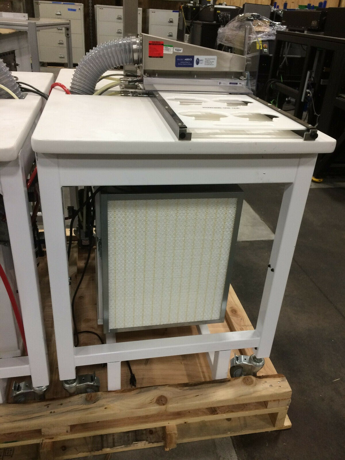 STATIC CLEAN WEB VAC STATIC Removal Medical Cleaning Station Hepa Filter Station