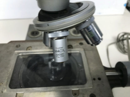 SIMPLEX MULTIPURPOSE MICROSCOPE OPTO-METRIC TOOLS INC FOR PARTS / REPAIR