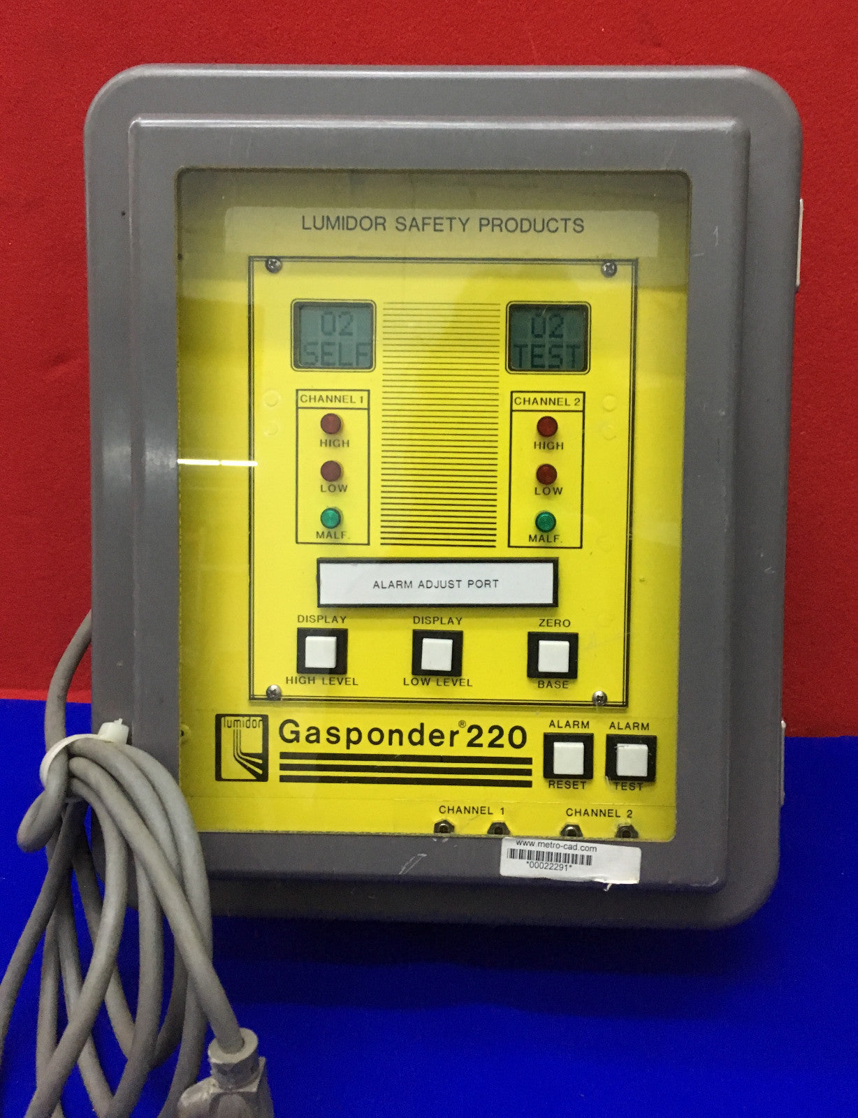 LUMIDOR SAFETY PRODUCTS GASPONDER 220 - TESTED TO POWER ON ONLY