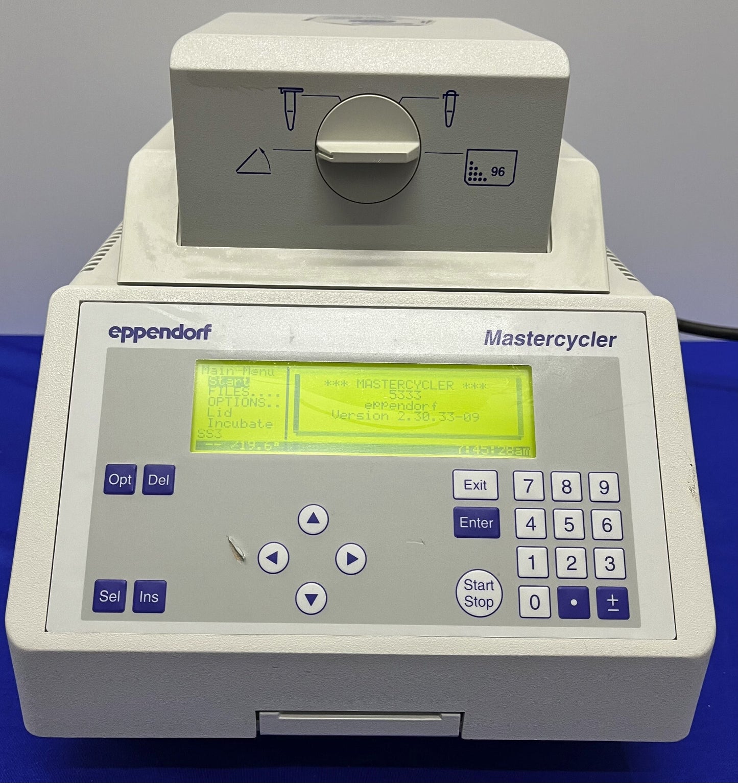EPPENDORF 5333 MASTERCYCLER 115V THERMALCYCLER UNIT, KRIJGT KRACHT