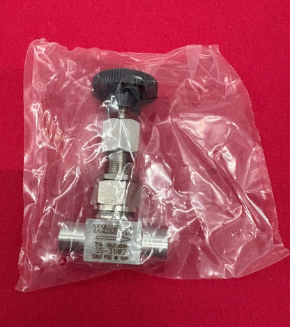 SWAGELOK WHITEY SS-31RF2 METERING FLOW VALVE - 1 BOX OF QTY 2 VALVES