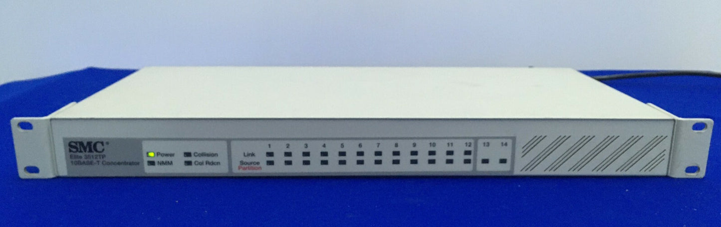 SMC ® ELITE 3512TP SMC3512TPI SMC35121TP 10BASE-T CONCENTRATOR 12 PORT