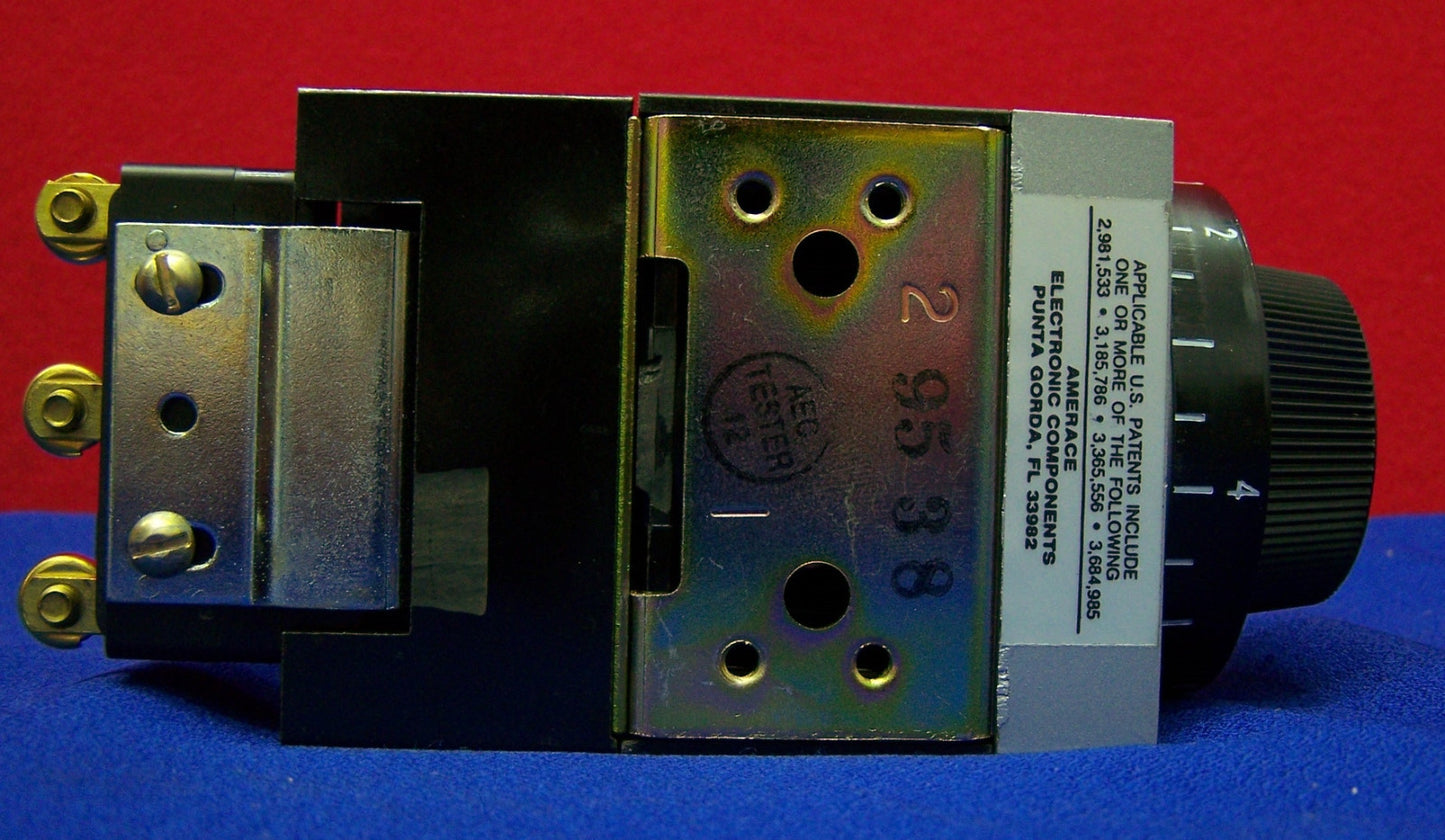 AMERACE ELECTRONIC COMPONENTS AGASTAT 7022MFT ZEITRELAIS 1-10 MIN 28VDC