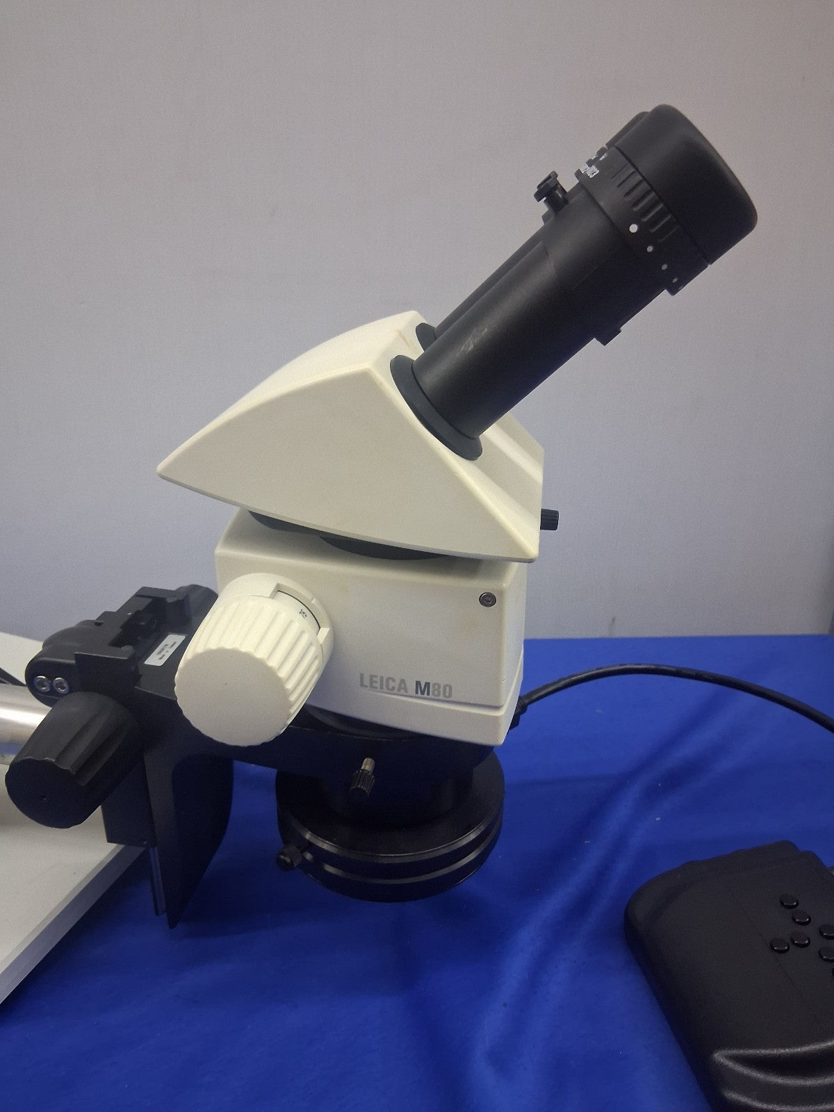 LEICA M80 STEREO ZOOM 7.5- 60X MAGNIFICATION BOOM STAND LED RING LIGHT ACHRO 1.0