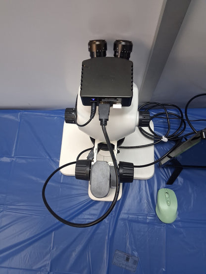 USED MMBT TS-NL Track Stand LED HDMI Microscope Unit 17 8-50X CAMERA & LED LIGHT