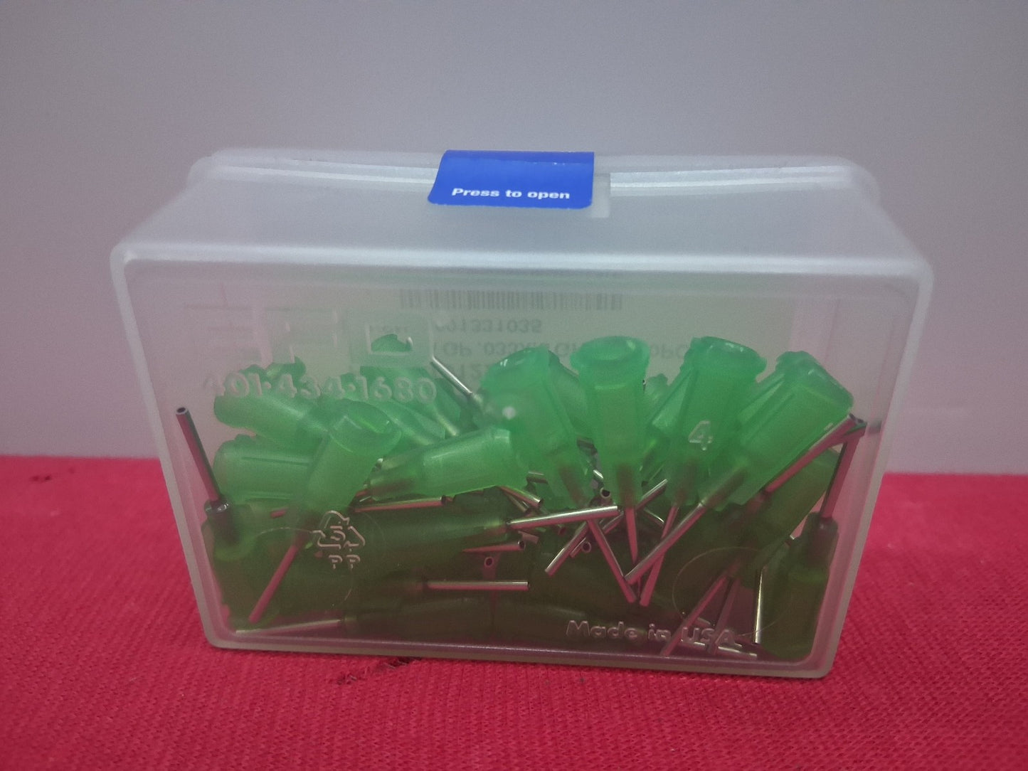Nordson EFD P/N 7018122 Tip 18GA GP 0.033X 0.5 Green 50 PC Precision Tips EFD